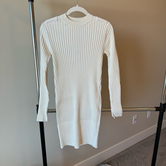 NWT🏷️ Reiss Ember Sweater Dress in Cream - Picture 6 of 8